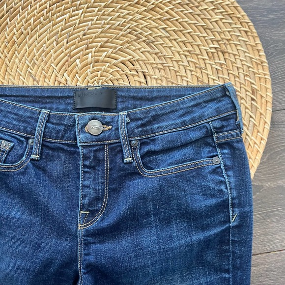 Vince Skinny Mid Rise Dark Jean size 25 - Picture 3 of 4
